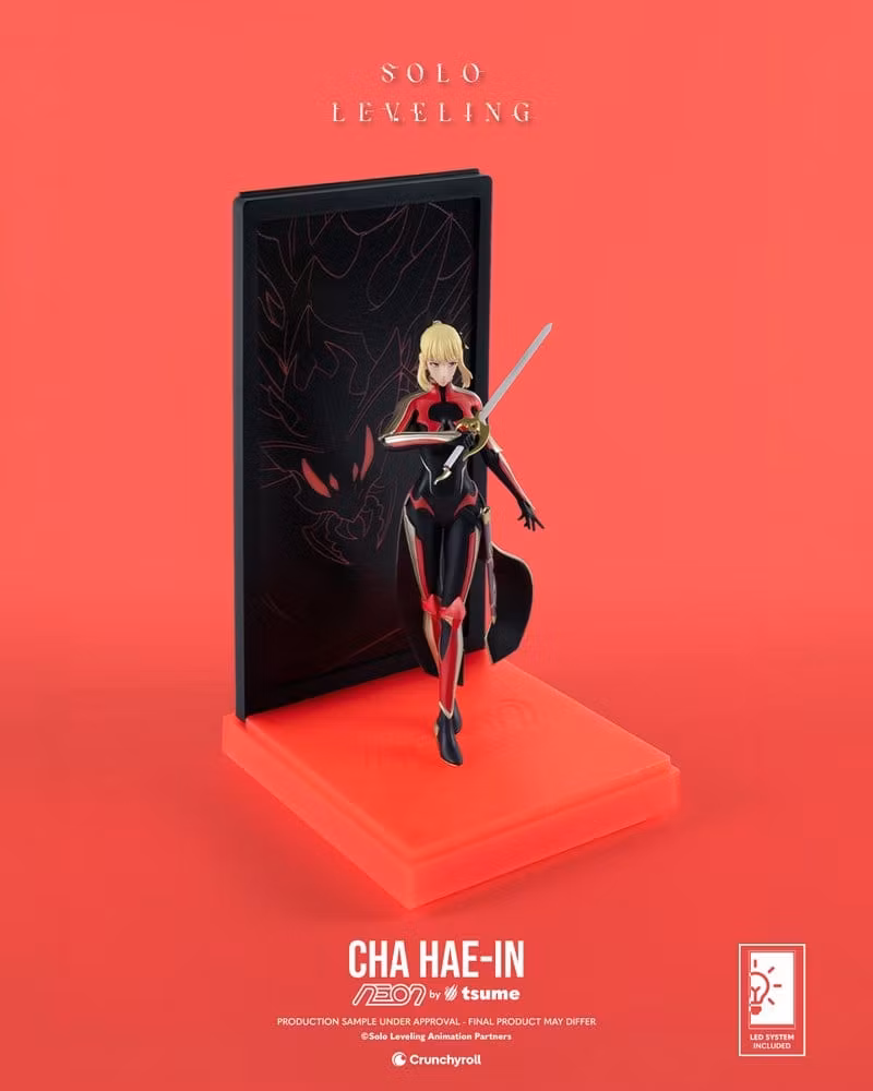 Solo Leveling NEON Cha Hae-In Lighted Display Figure