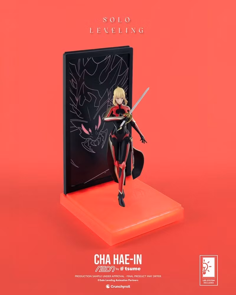 Solo Leveling NEON Cha Hae-In Lighted Display Figure