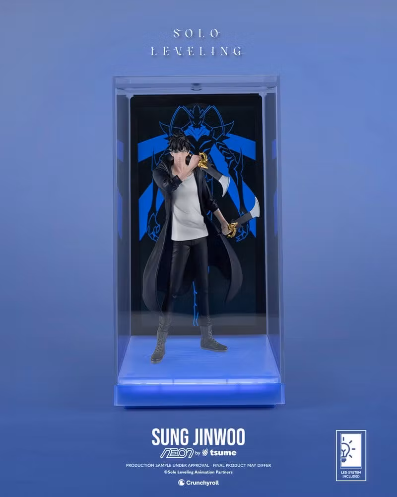 Solo Leveling NEON Sung Jinwoo Lighted Display Figure