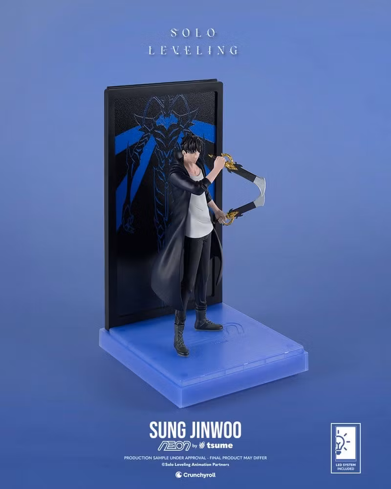 Solo Leveling NEON Sung Jinwoo Lighted Display Figure