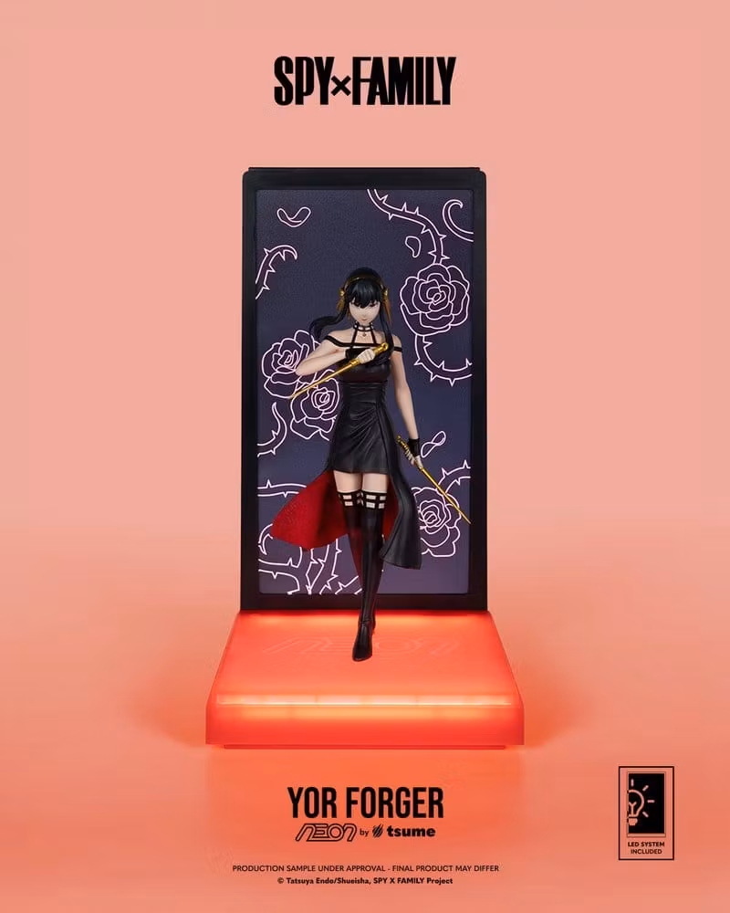 Spy x Family NEON Yor Forger Lighted Display Figure
