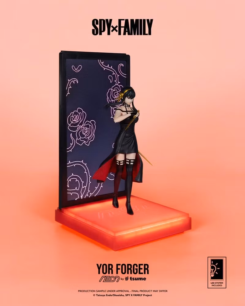 Spy x Family NEON Yor Forger Lighted Display Figure