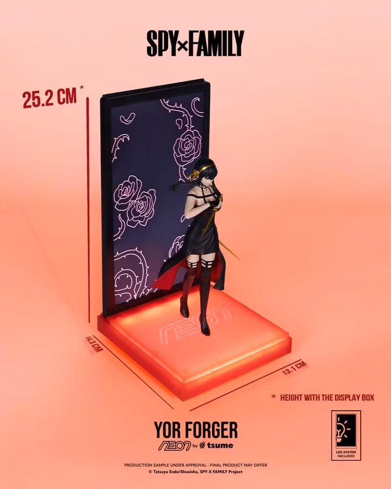 Spy x Family NEON Yor Forger Lighted Display Figure