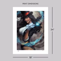 DC Comics Fine Art Print Zatanna: Bring Down the House