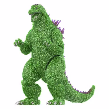 Godzilla Toho Super Kaiju Action Figure Godzilla 2001 (Color Shock, Clear Green Glitter with Metallic)