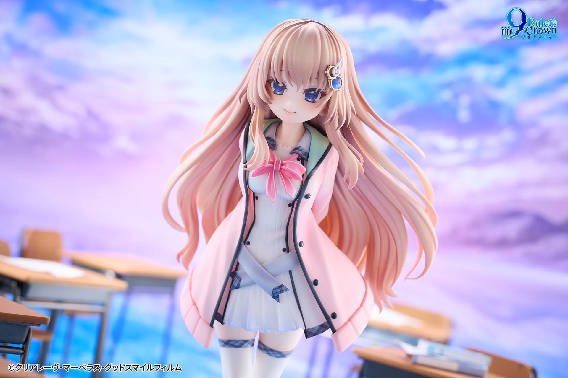9-nine Ruler's Crown Kujou Miyako (Normal Ver.) 1/6 Scale Figure