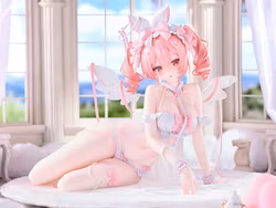 Rosuuri Illustration White Rabbit Rosu (Angel Standard Ver.) 1/4 Scale Figure