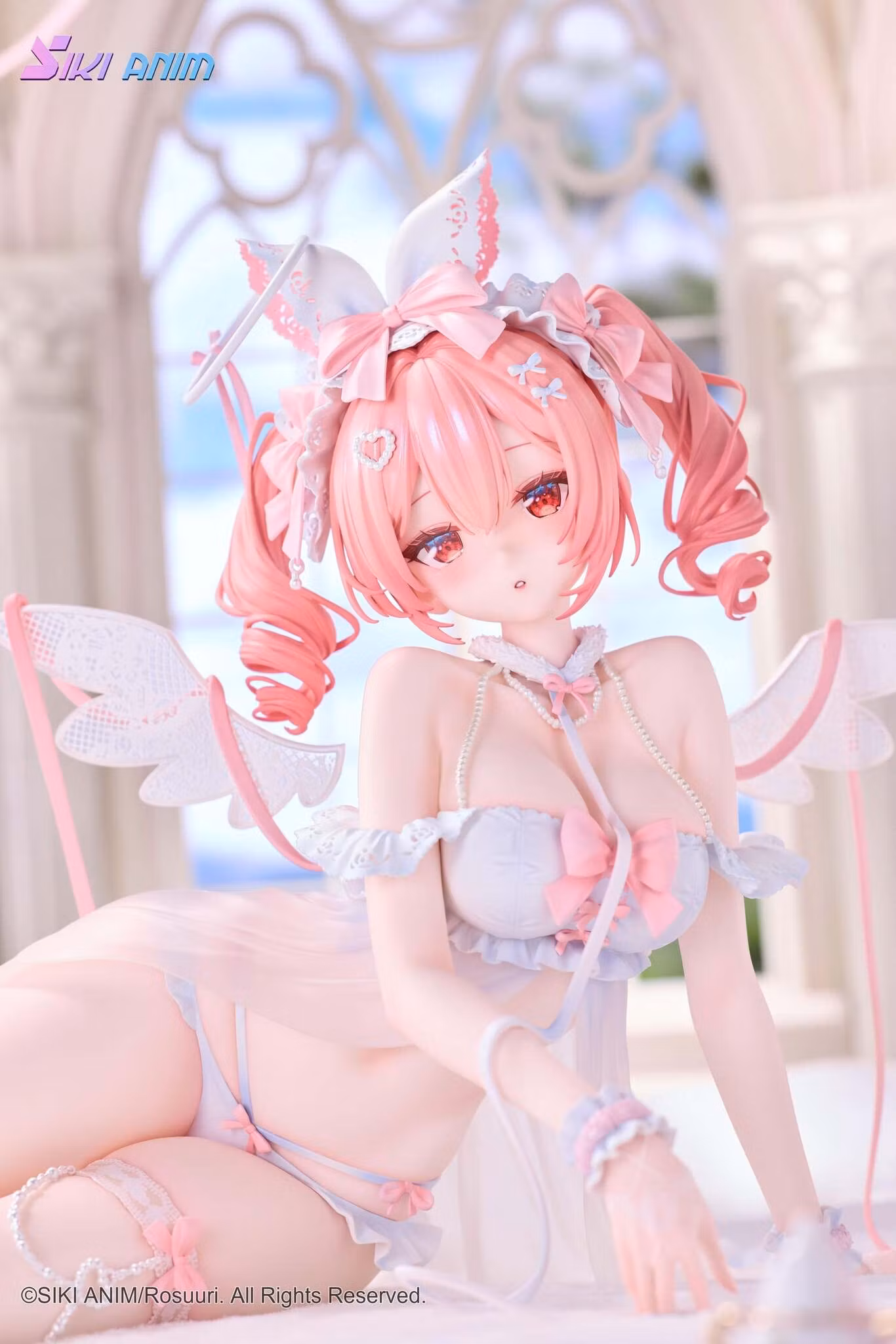Rosuuri Illustration White Rabbit Rosu (Angel Standard Ver.) 1/4 Scale Figure