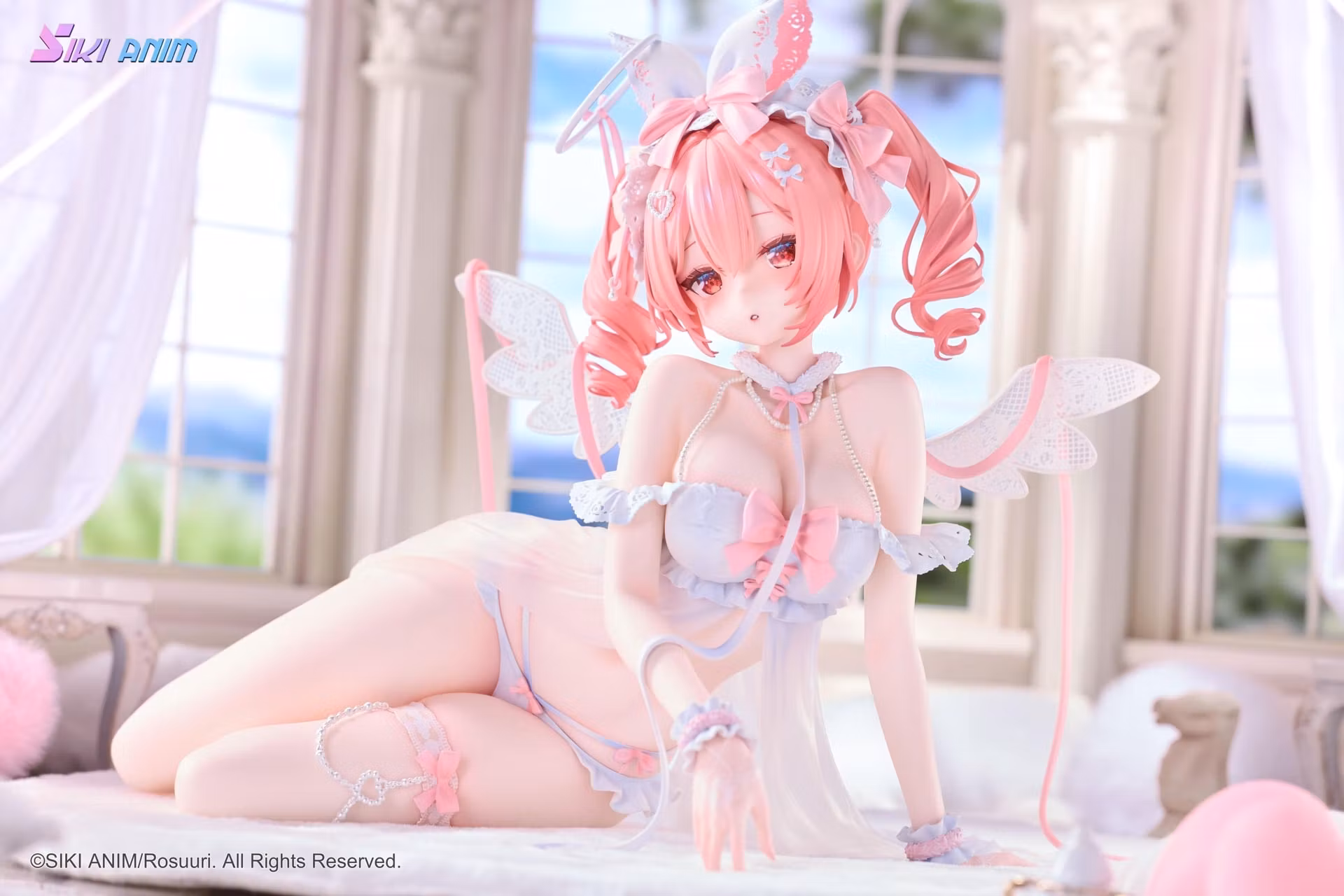 Rosuuri Illustration White Rabbit Rosu (Angel Standard Ver.) 1/4 Scale Figure