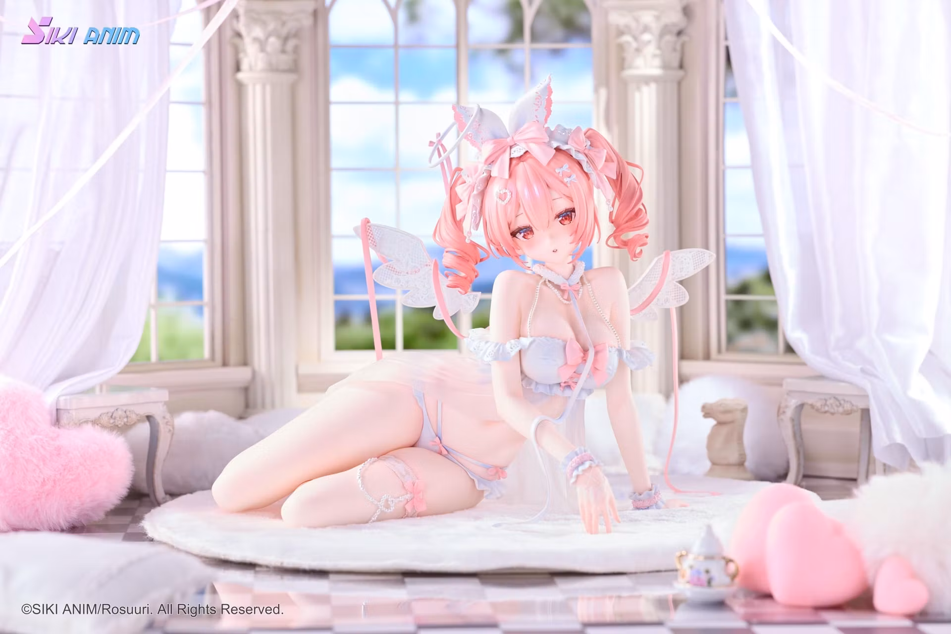 Rosuuri Illustration White Rabbit Rosu (Angel Deluxe Ver.) 1/4 Scale Figure