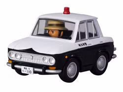 Lupin the Third: The Castle of Cagliostro QV-09 Q Village Nissan Bluebird Police Car Model