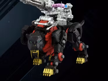 Zoids Realize Model RMZ-006 Saber Tiger Schwarz Special 1/100 Scale Model Kit (Rerelease)