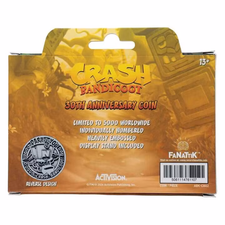 Crash Bandicoot Collectable Coin Presentation Limited Edition