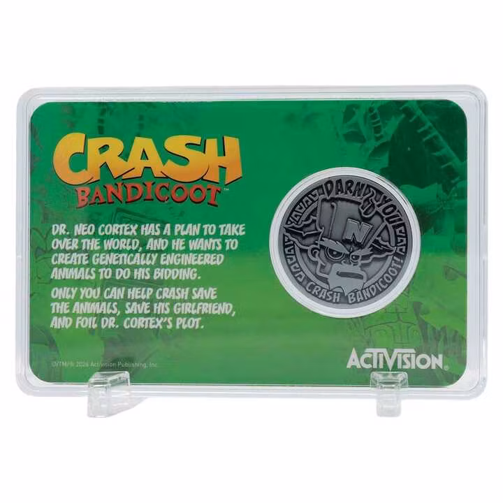 Crash Bandicoot Collectable Coin Presentation Limited Edition