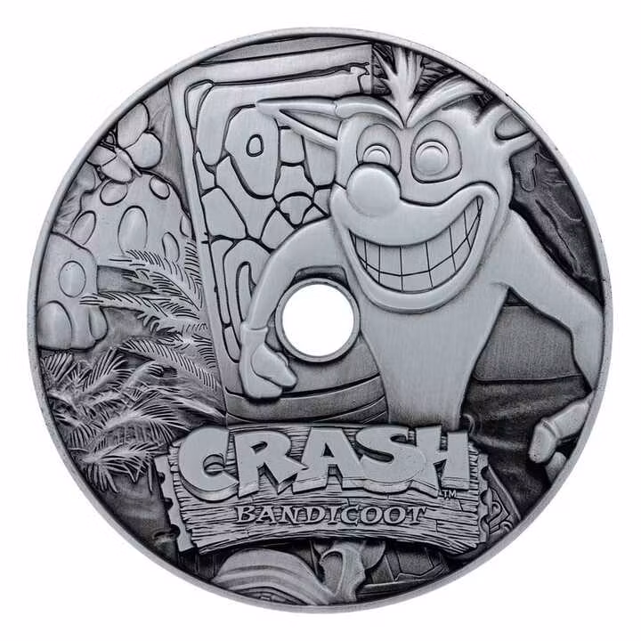 Crash Bandicoot Replica Metal CD-ROM Collectible Limited Edition