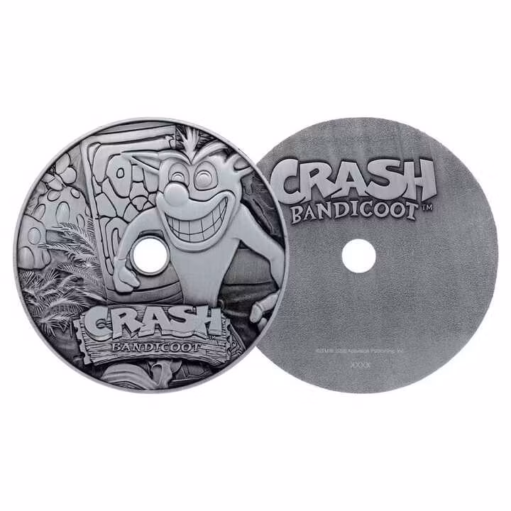 Crash Bandicoot Replica Metal CD-ROM Collectible Limited Edition