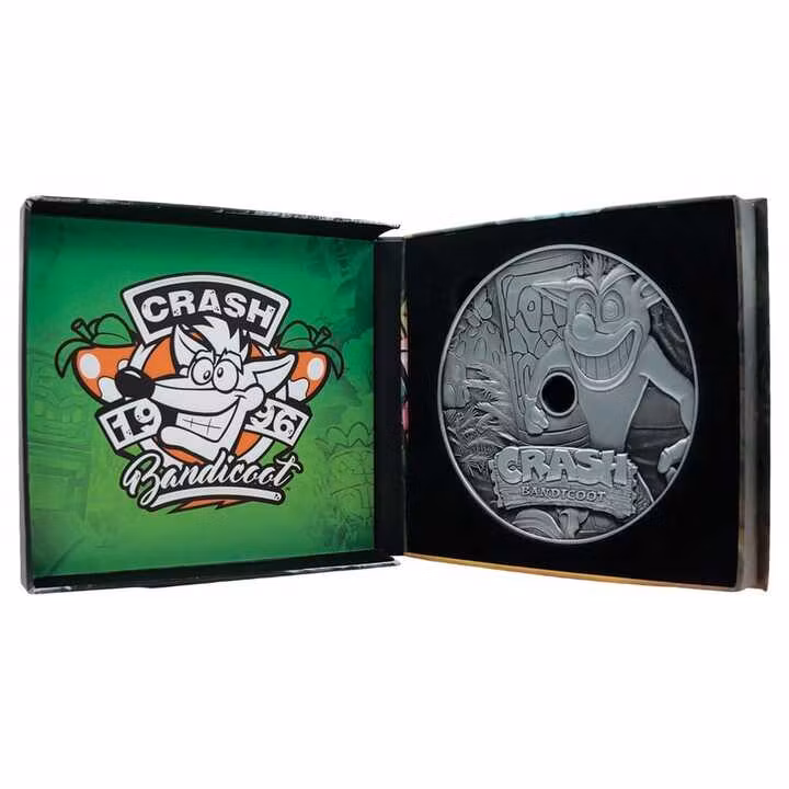 Crash Bandicoot Replica Metal CD-ROM Collectible Limited Edition