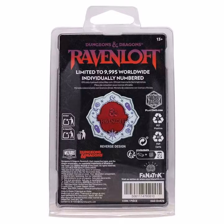 Dungeons & Dragons Collectable Coin Ravenloft Limited Edition