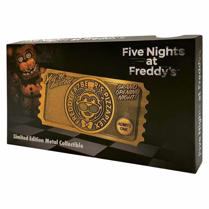 Five Nights at Freddy's Replica Pizzaplex Opening Night Ticket Limited Edition