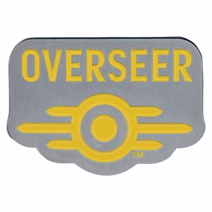 Fallout Vault-Tec Overseer Lanyard & Pin Badge Set