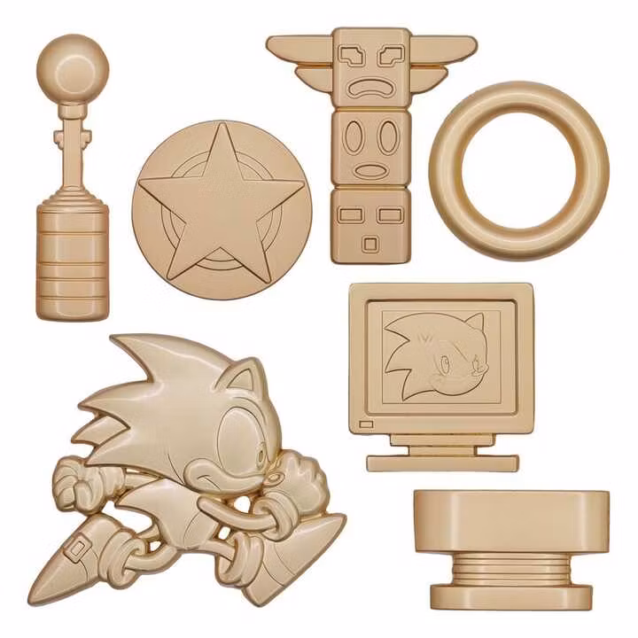 Sonic the Hedgehog Replica Commemorative Icons Set Limited Edition