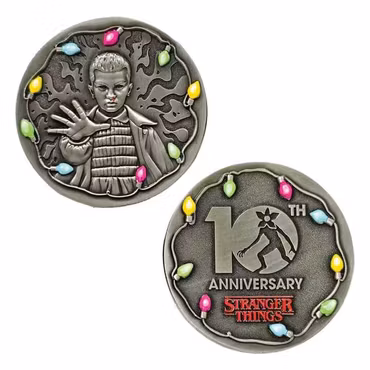 Stranger Things Collectable Coin 10th Anniversary Eleven Limited Edition