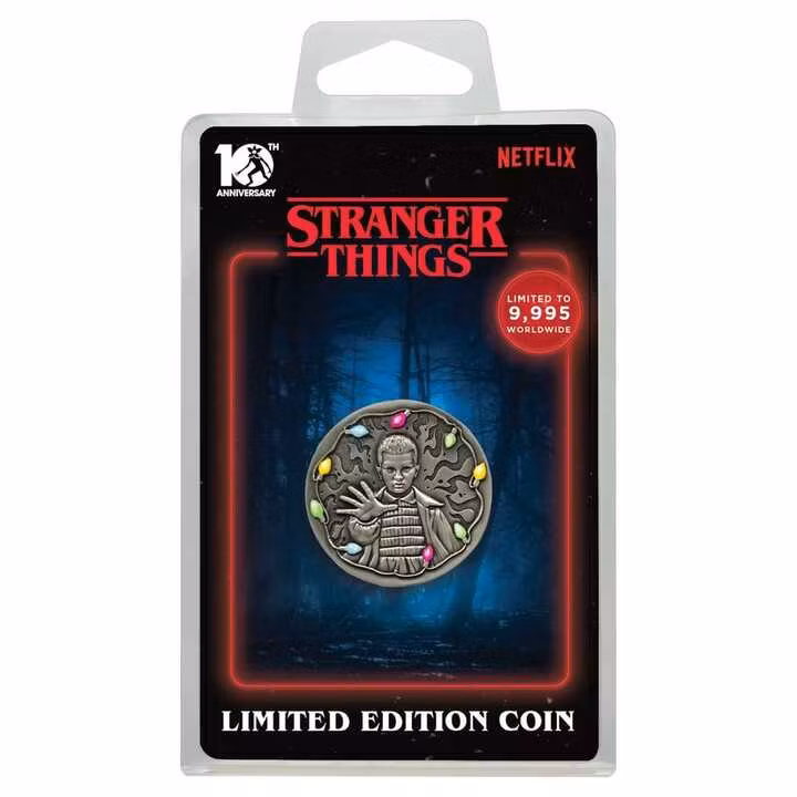 Stranger Things Collectable Coin 10th Anniversary Eleven Limited Edition