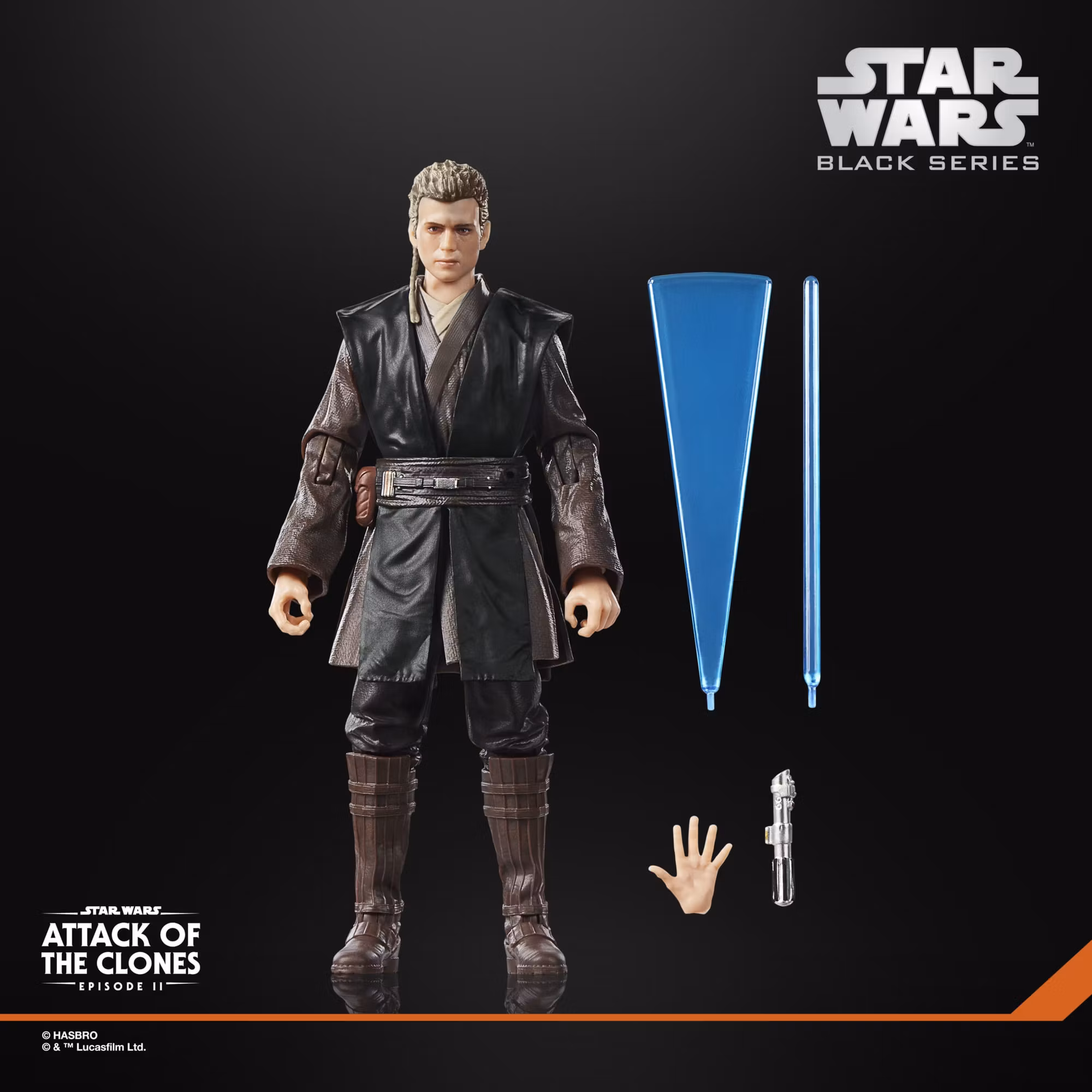 Star Wars: Black Series Anakin Skywalker (Padawan) Action Figure (Attack of the Clones)