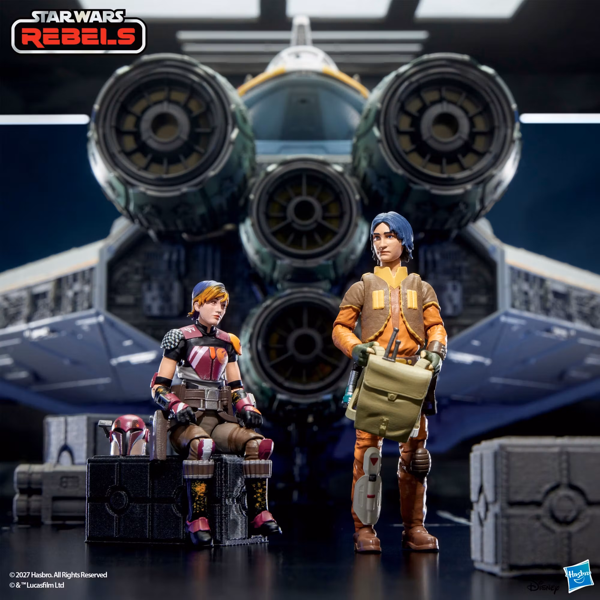 Star Wars: The Vintage Collection Sabine Wren, Ezra Bridger, and Kanan Jarrus Action Figure Three-Pack (Rebels)