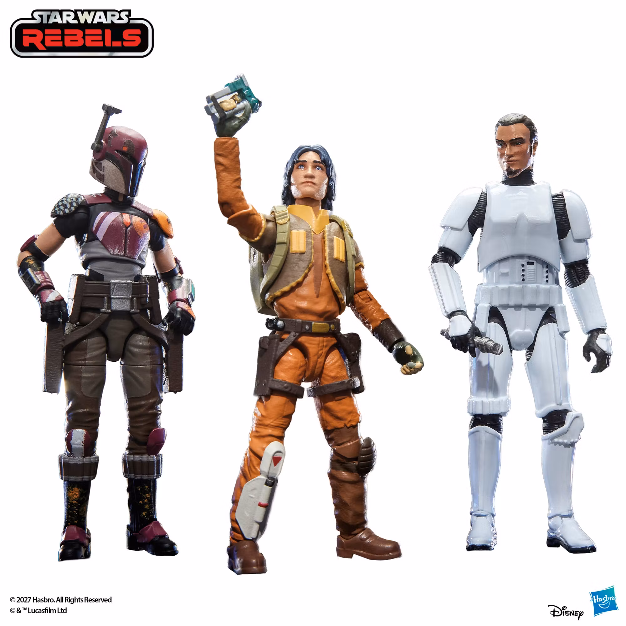 Star Wars: The Vintage Collection Sabine Wren, Ezra Bridger, and Kanan Jarrus Action Figure Three-Pack (Rebels)