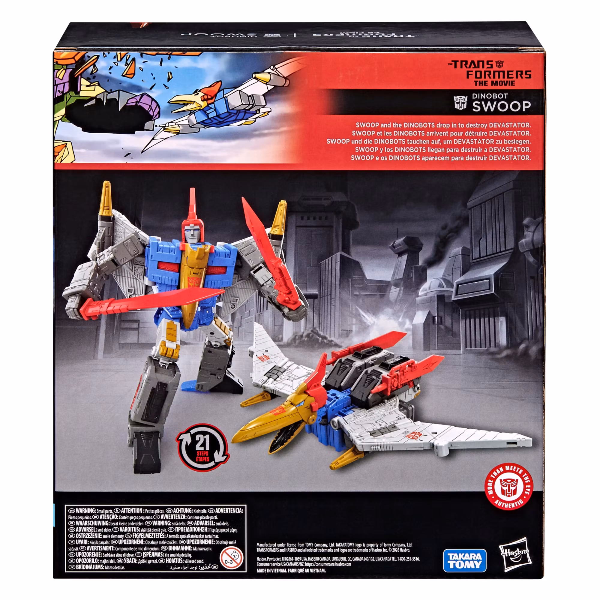 The Transformers: The Movie Studio Series Leader Class Dinobot Swoop Action Figure