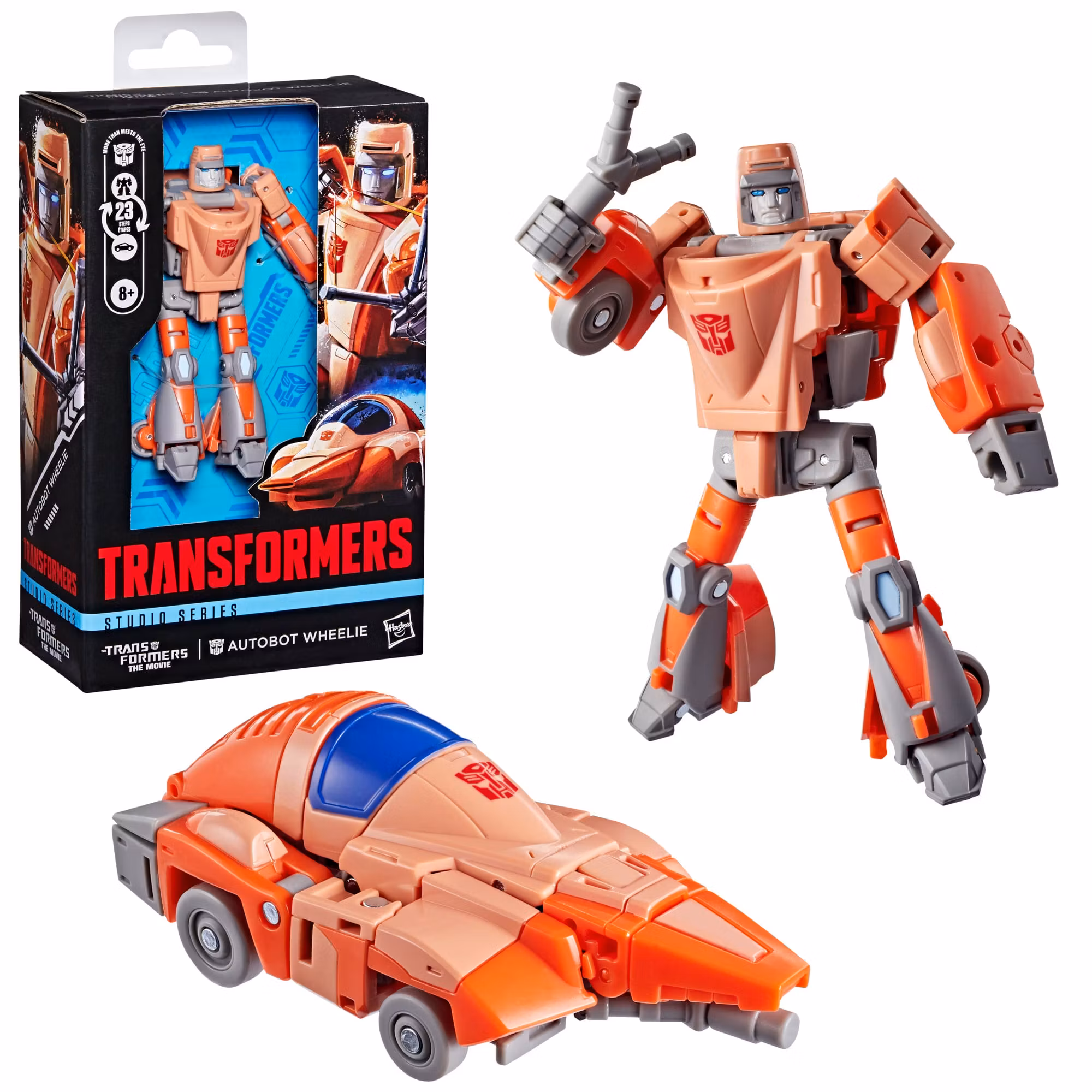 The Transformers: The Movie Studio Series Deluxe Class Autobot Wheelie Action Figure