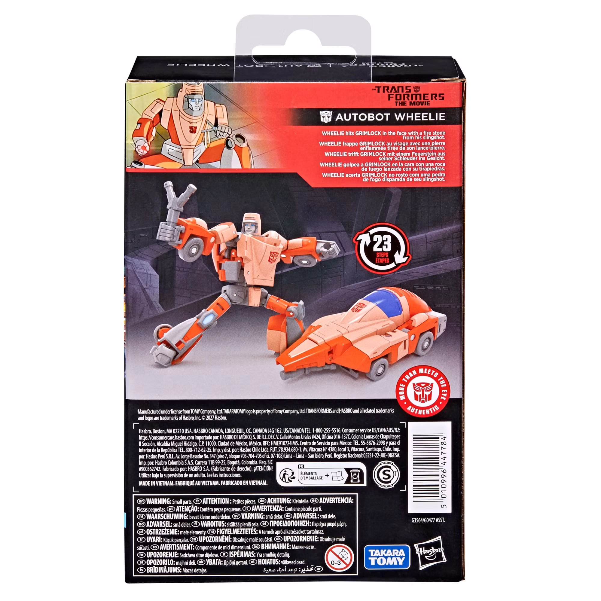 The Transformers: The Movie Studio Series Deluxe Class Autobot Wheelie Action Figure