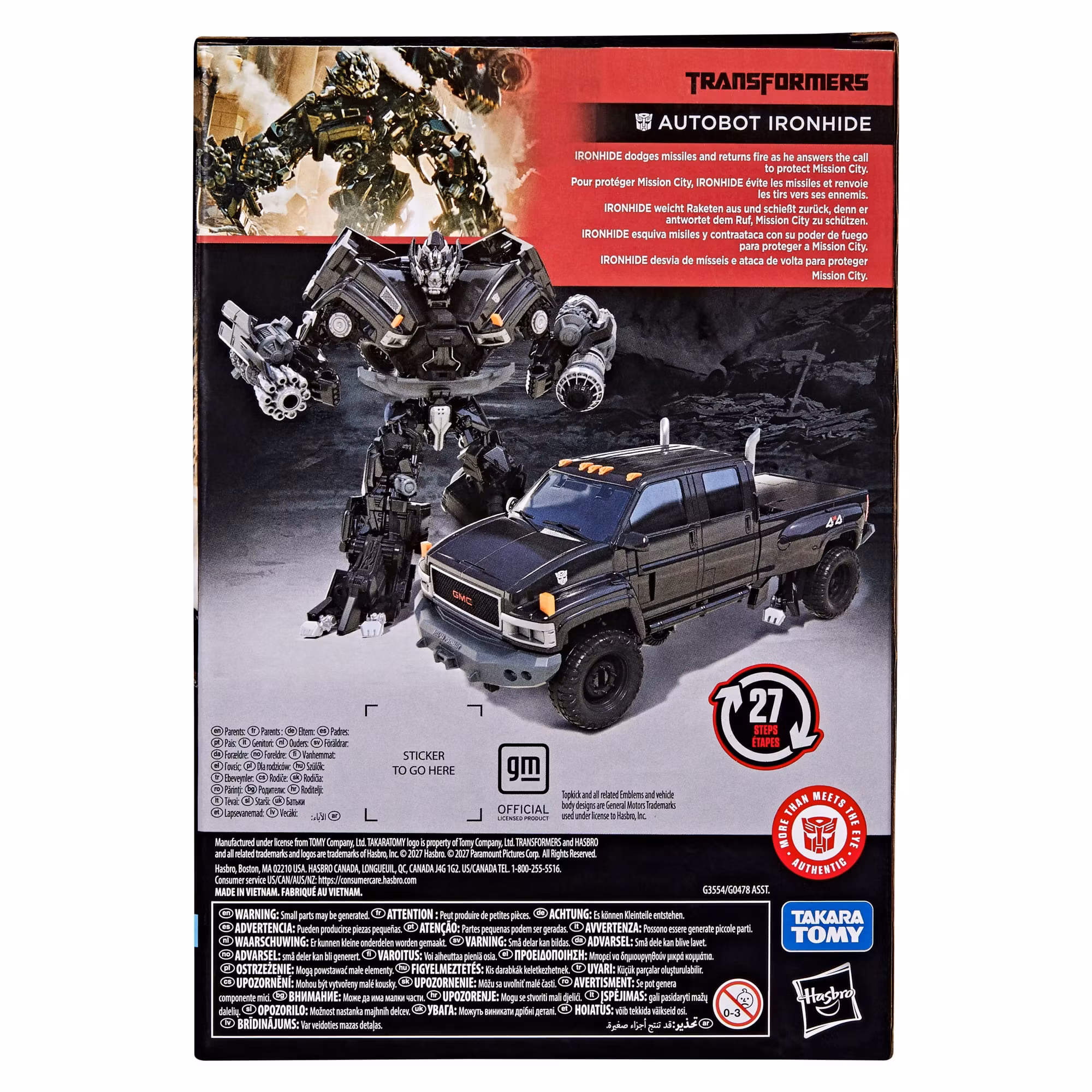 Transformers Studio Series Voyager Class Autobot Ironhide Action Figure