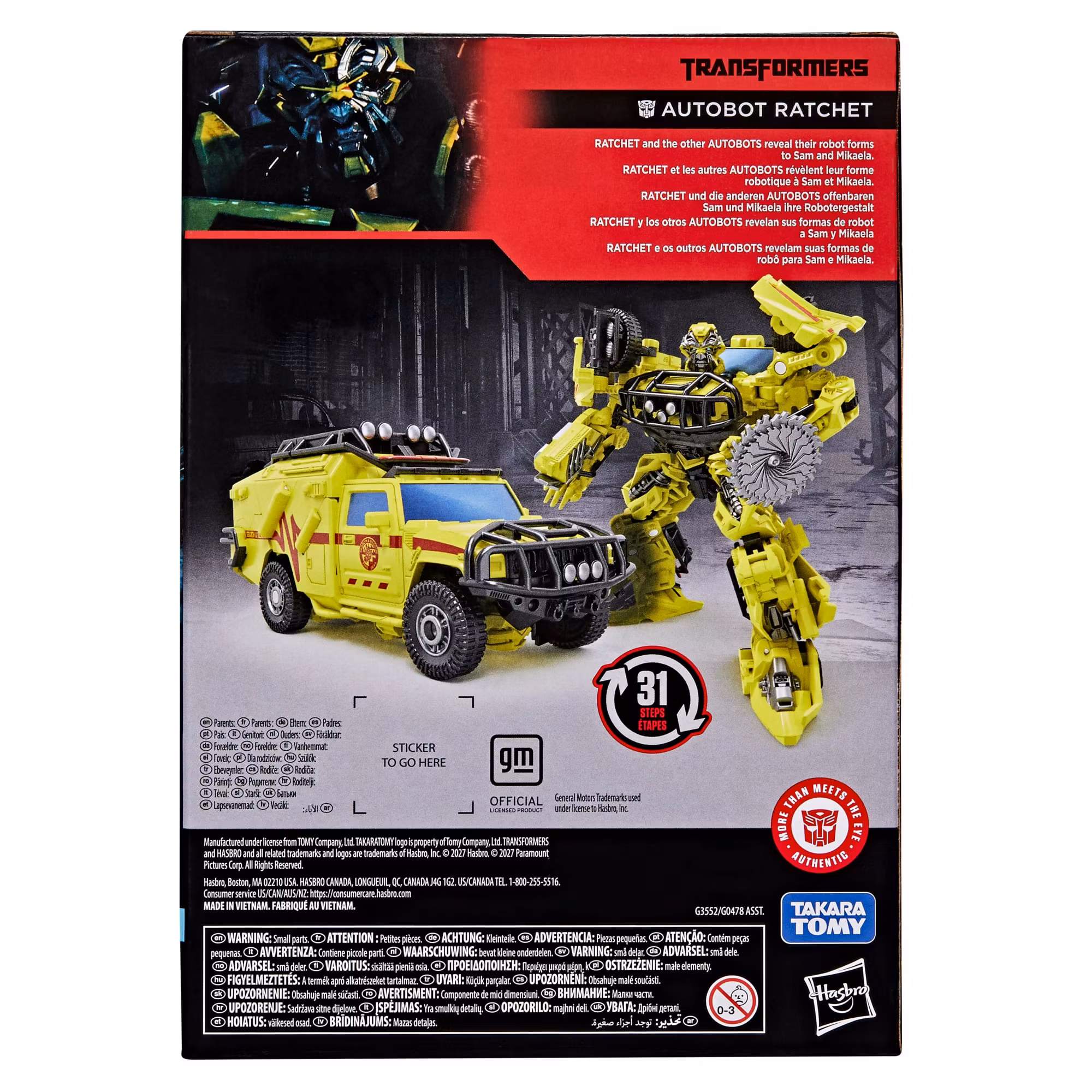 Transformers Studio Series Voyager Class Autobot Ratchet Action Figure