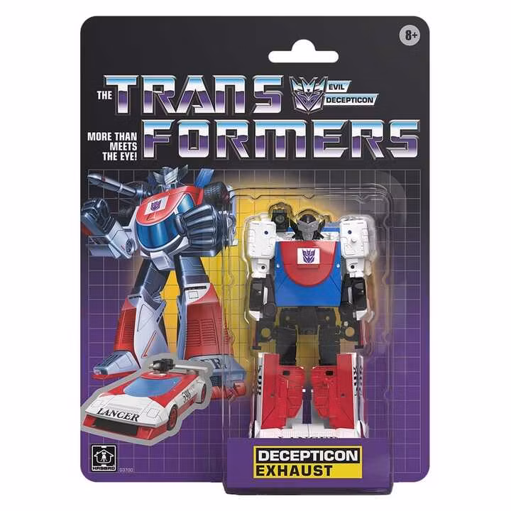 Transformers Retro G1 Decepticon Exhaust Action Figure