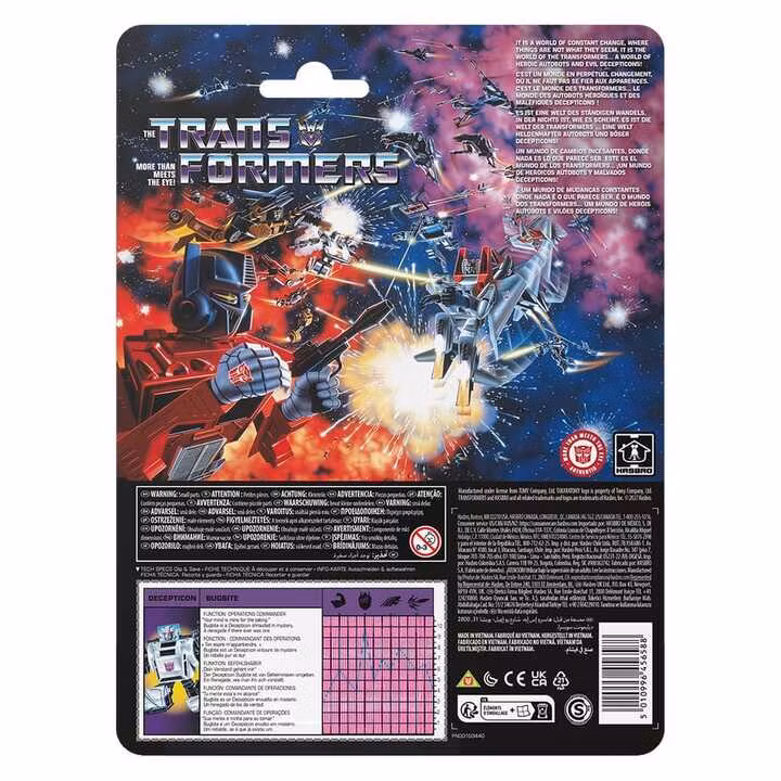 Transformers Retro G1 Decepticon Bug Bite Action Figure