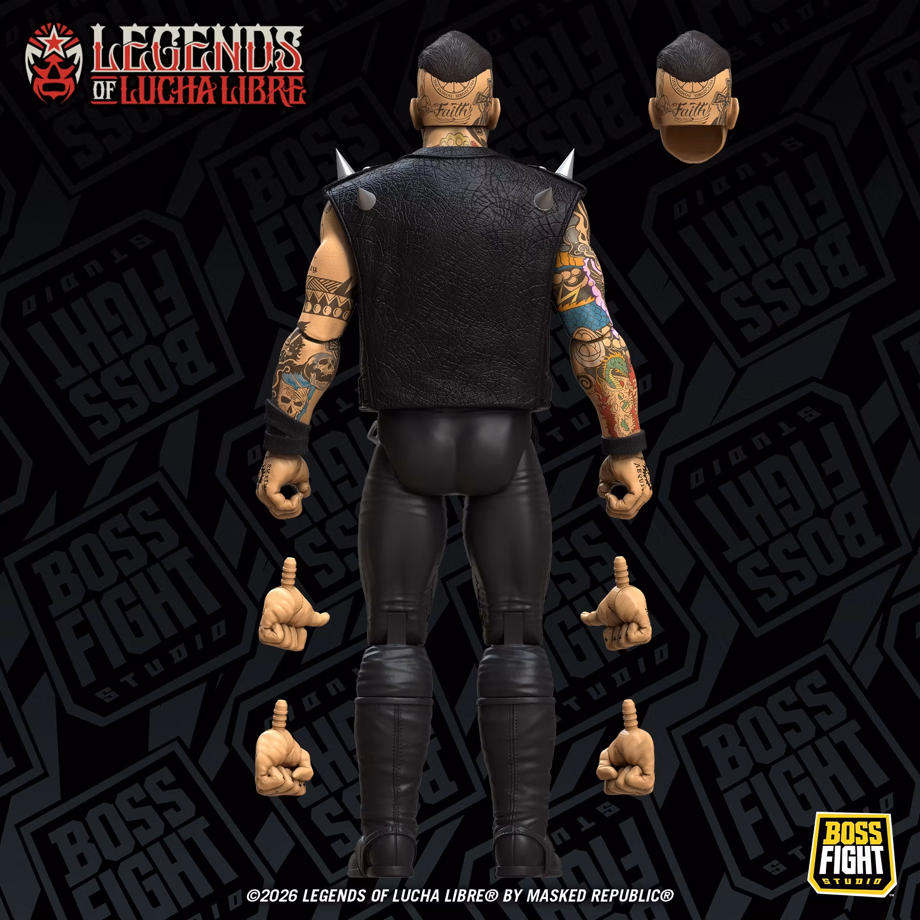 Legends of Lucha Libre Fanaticos Vampiro (Coffin Box Resurrected) Action Figure