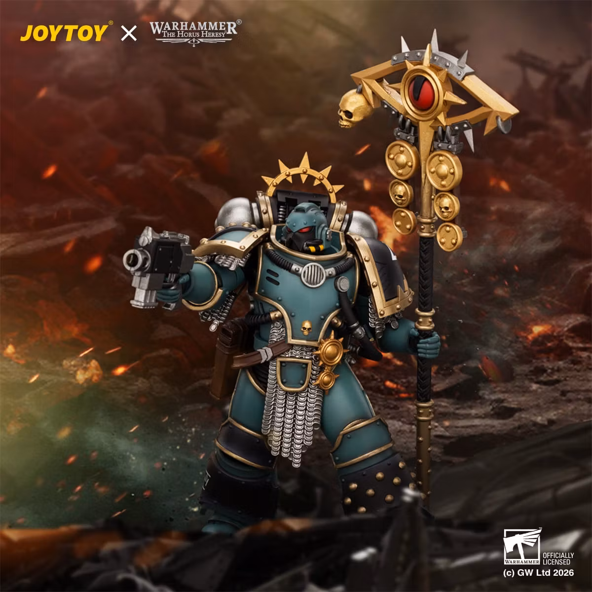 Warhammer: The Horus Heresy Sons of Horus Herald Consul 1/18 Scale Action Figure