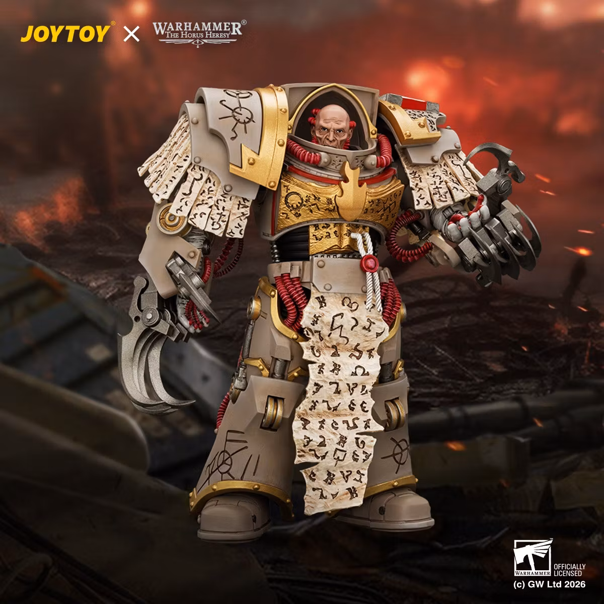 Warhammer: The Horus Heresy Word Bearers Kor Phaeron 1/18 Scale Action Figure