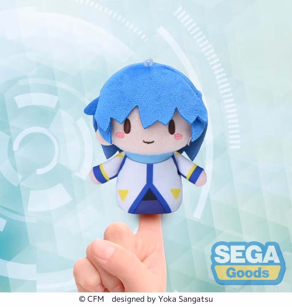 Vocaloid Fuwa Petit Plush Kaito Finger Mascot