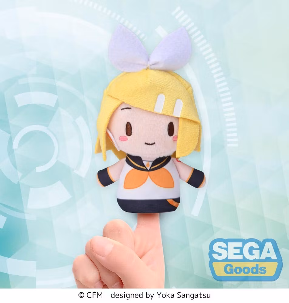 Kagamine Rin & Len Fuwa Petit Plush Kagamine Rin Finger Mascot