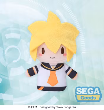 Kagamine Rin & Len Fuwa Petit Plush Figure Kagamine Len Finger Mascot