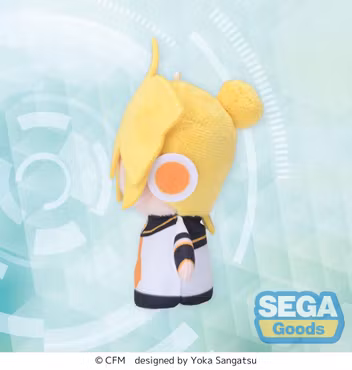 Kagamine Rin & Len Fuwa Petit Plush Figure Kagamine Len Finger Mascot