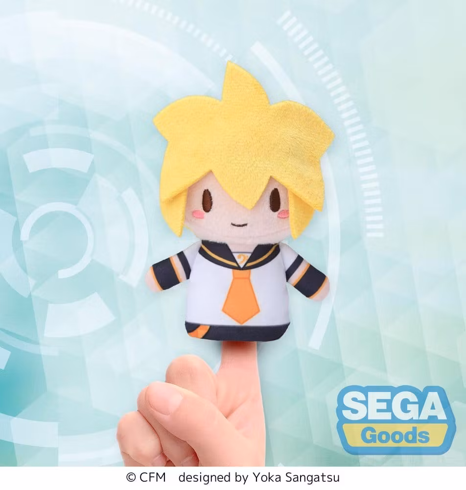 Kagamine Rin & Len Fuwa Petit Plush Figure Kagamine Len Finger Mascot