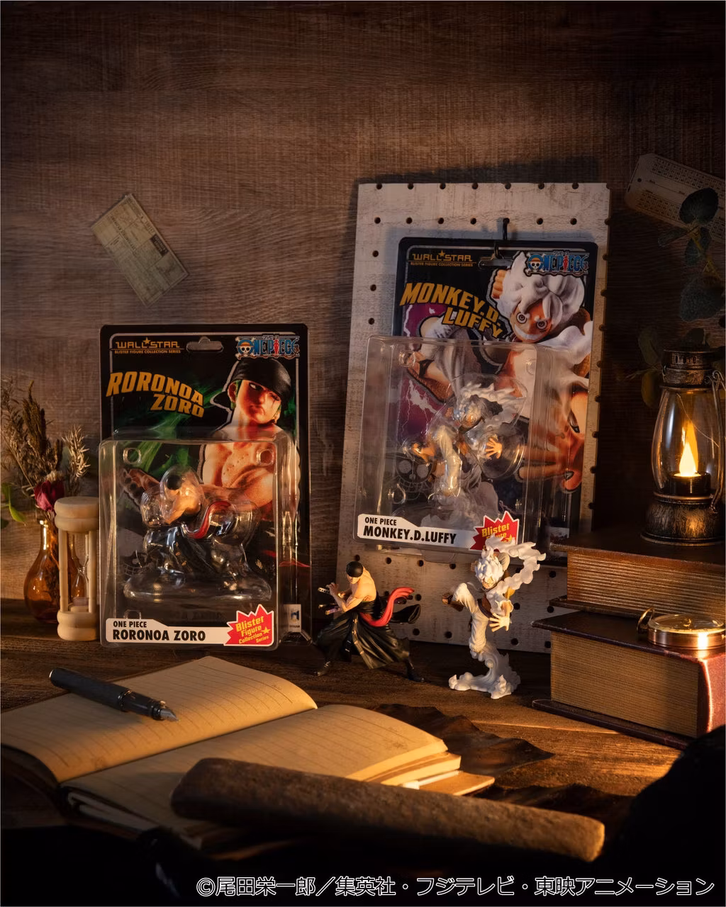 One Piece Wallstar Monkey D. Luffy (Gear 5) & Roronoa Zoro Figure (With Gift)