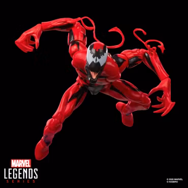 Spider-Man: The Animated Series Marvel Legends Retro Collection Carnage (Maximum Carnage Cardback) Action Figure