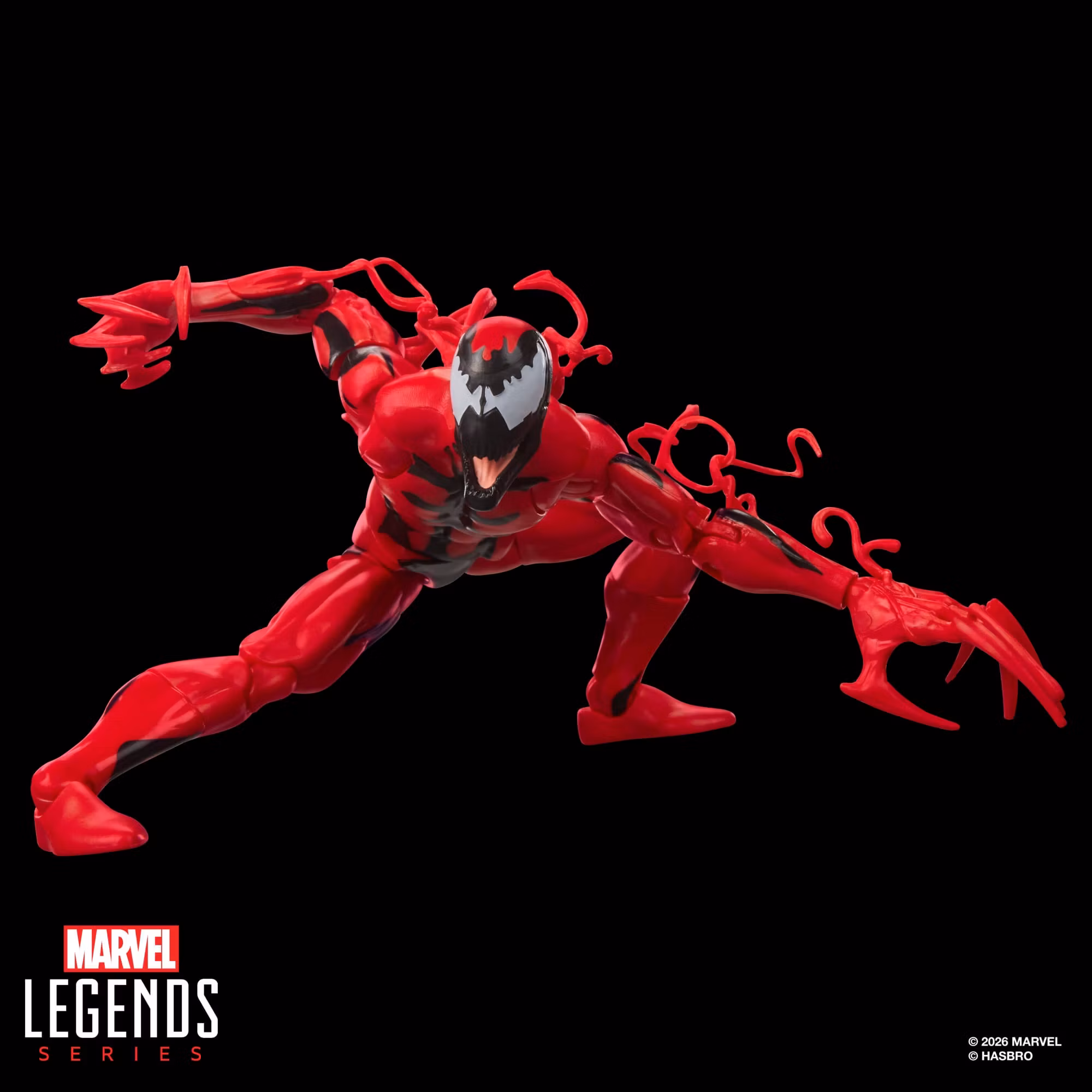 Spider-Man: The Animated Series Marvel Legends Retro Collection Carnage (Maximum Carnage Cardback) Action Figure