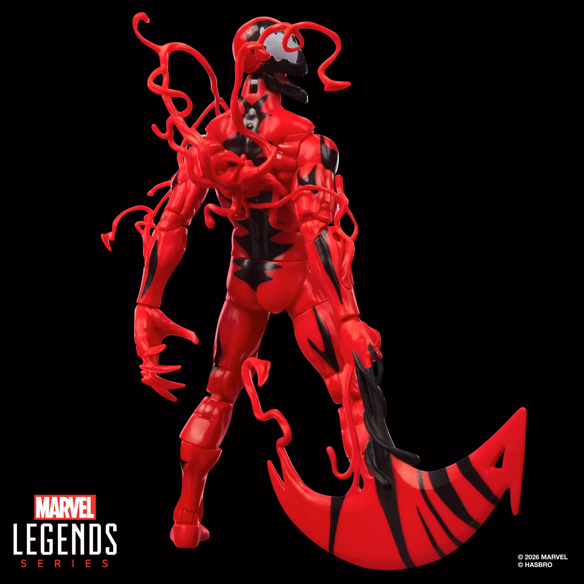 Spider-Man: The Animated Series Marvel Legends Retro Collection Carnage (Maximum Carnage Cardback) Action Figure