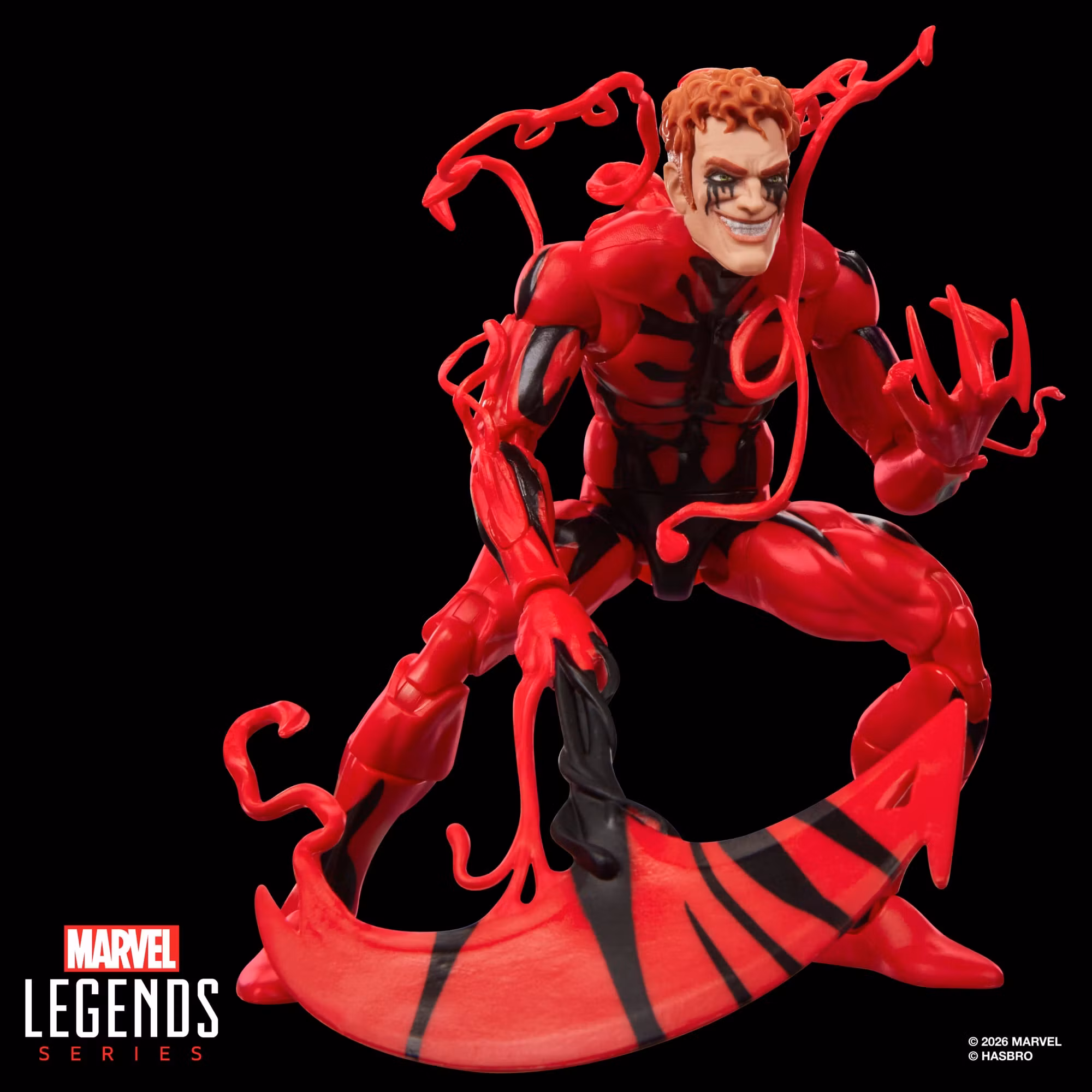 Spider-Man: The Animated Series Marvel Legends Retro Collection Carnage (Maximum Carnage Cardback) Action Figure